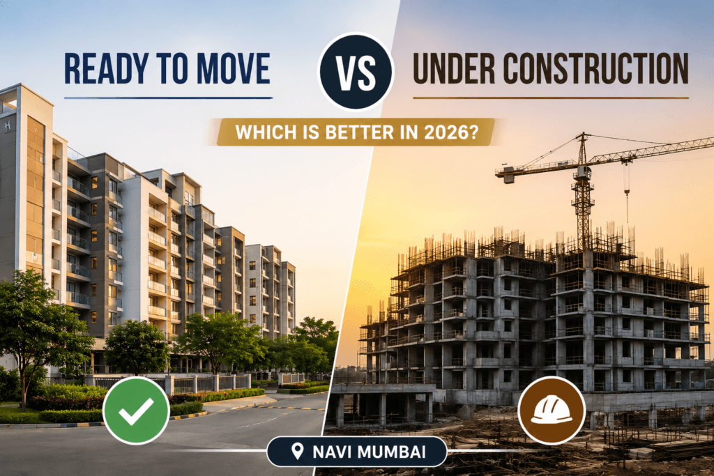 Ready to Move vs Under Construction in Navi Mumbai: Which is Better in 2026?