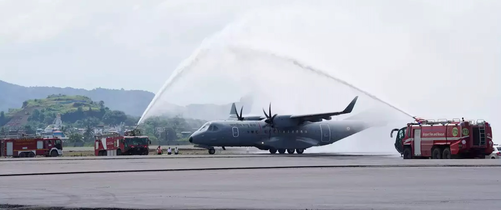 Navi Mumbai Airport First Landing