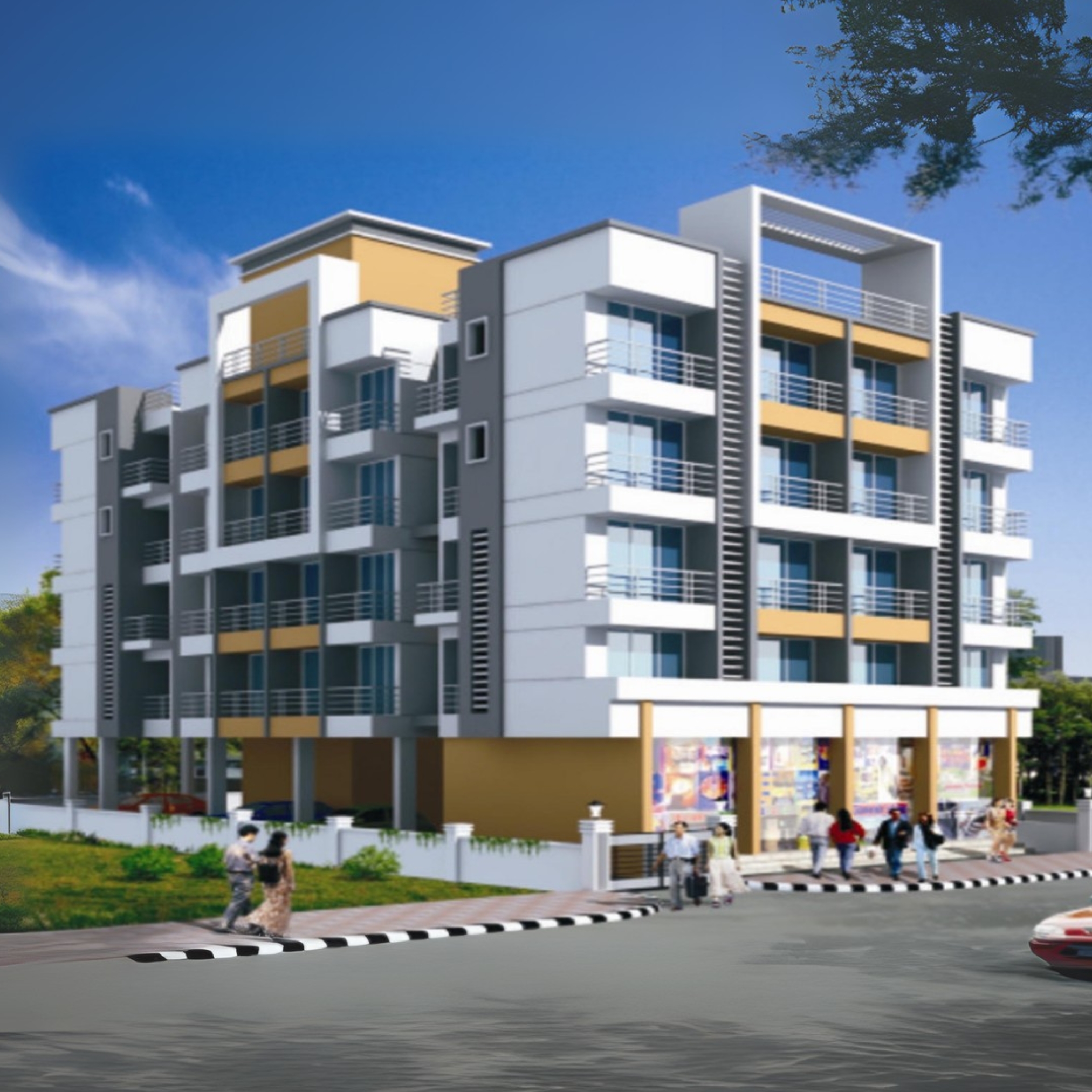 Jprime SAI GANESH APP. Plot no.29, Sec-2A, karanjade