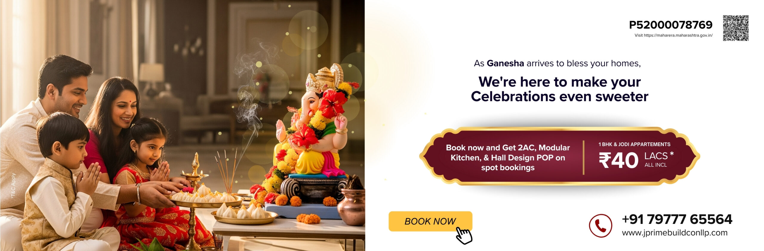 JPrime Ganpati Offer Website Banners