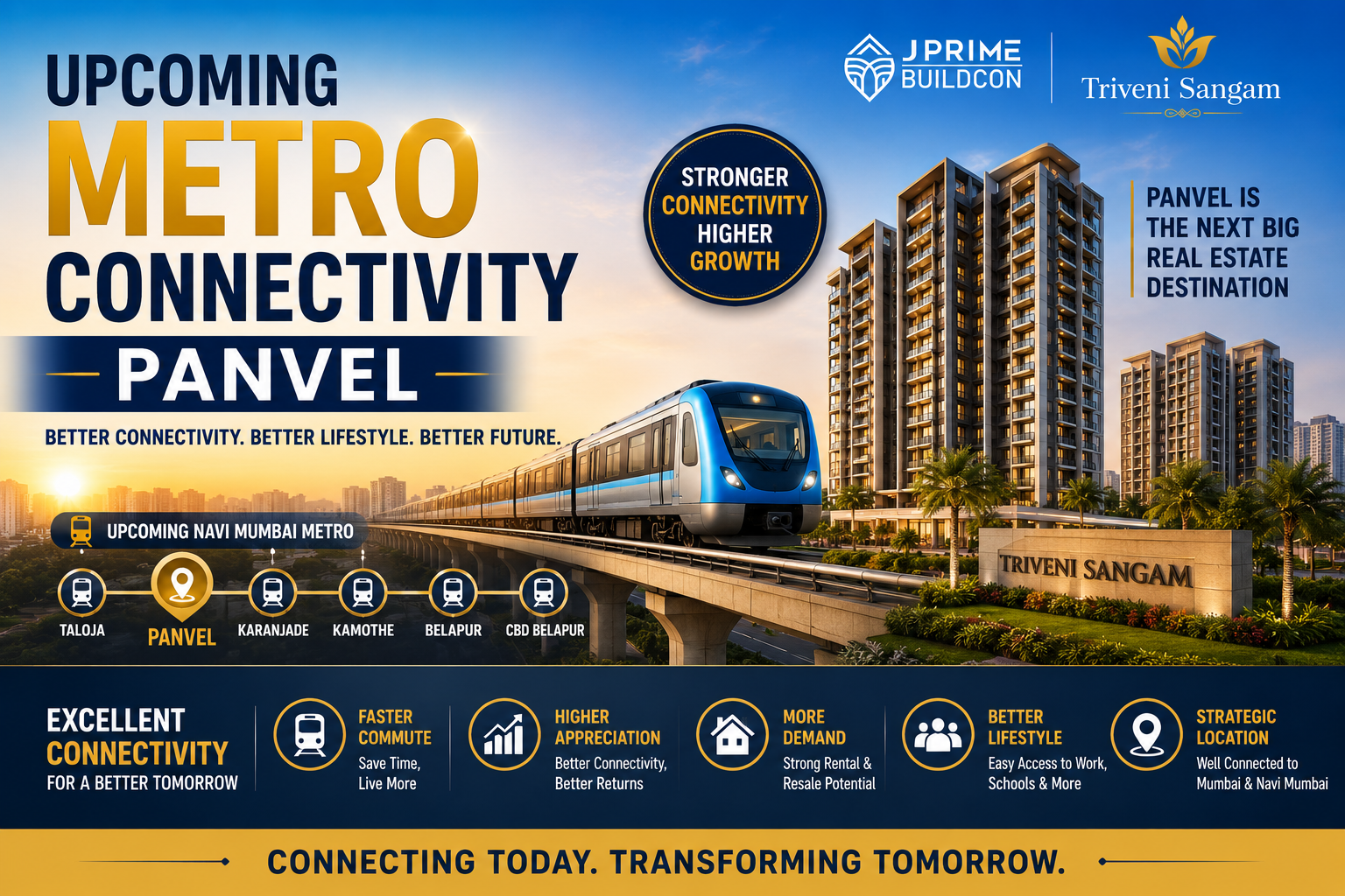 Metro Connectivity in Panvel